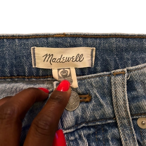 Madewell Jeans Womens 26 Petite Perfect Vintage Crop Jean Rosabelle Classic - Picture 13 of 14